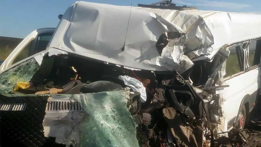 12 человек пострадали в ДТП с автобусом в Бурятии