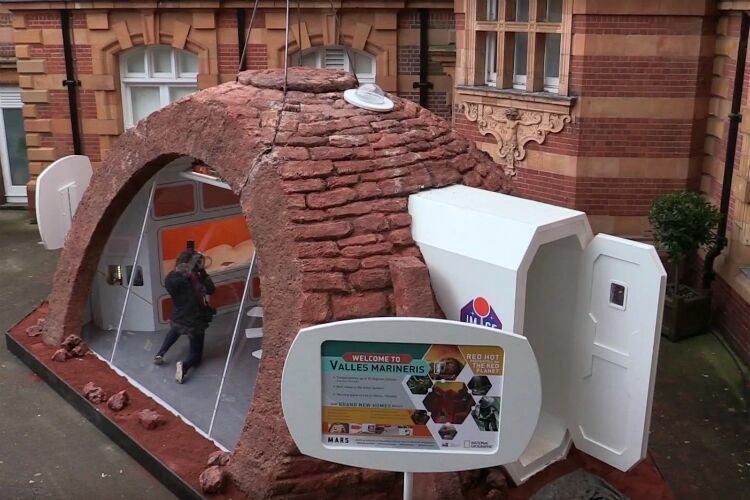 В Великобритании представили проект жилого дома на Марсе