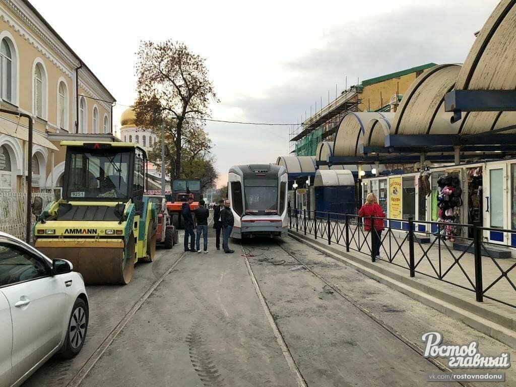 Ростовский трамвай сошел с рельсов в честь предстоящего прибытия патриарха