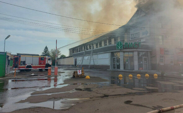 Крупный пожар ликвидировали в ТЦ «Триумф» в Пензе