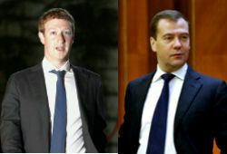 Медведев решил встретиться с главой Facebook Цукербергом в Москве