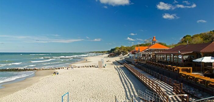 Просторные пляжи Зеленоградска (Кранца) издавна привлекают туристов