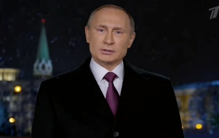В новогоднем обращении президент Владимир Путин особо отметил российских военных
