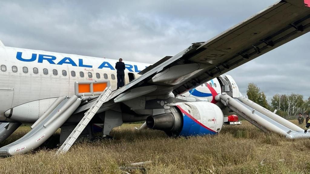 Последствия аварии рейса U6-1383 «Уральских авиалиний»