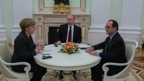 Путин, Меркель и Олланд обсудят Украину «на полях» G20