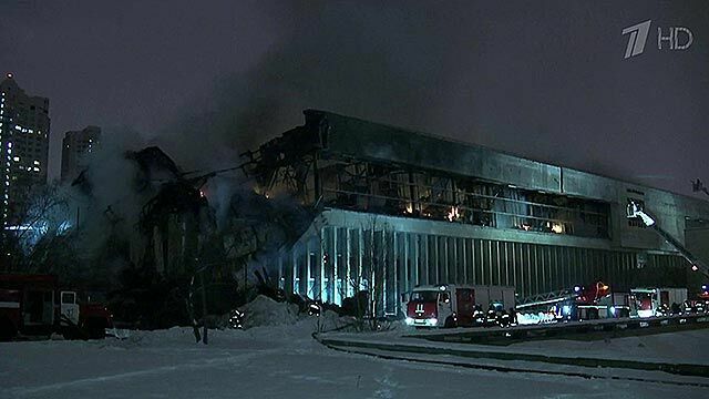Причиной пожара в библиотеке ИНИОН могло стать короткое замыкание