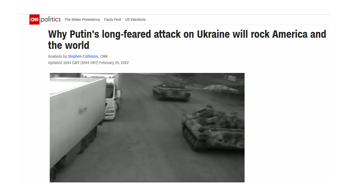 CNN: "Русский медведь попытается съесть дикобраза, но его будет сложно переварить"