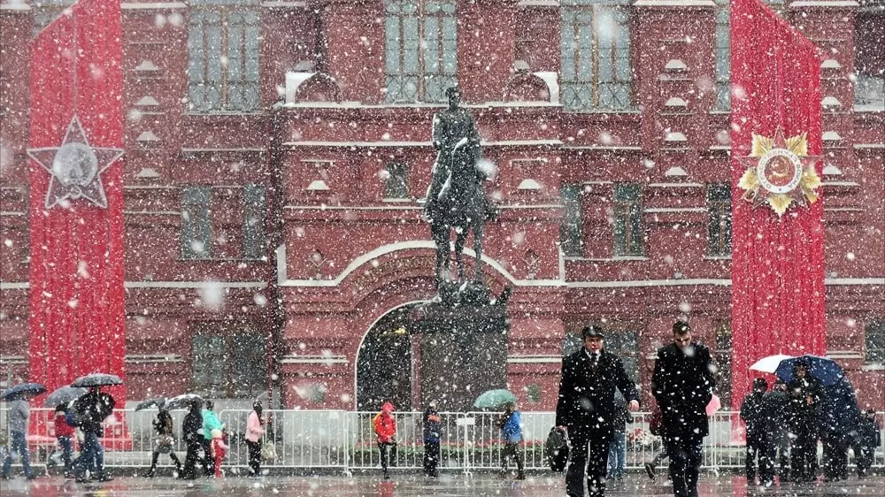 9 мая в Москве не исключен снег