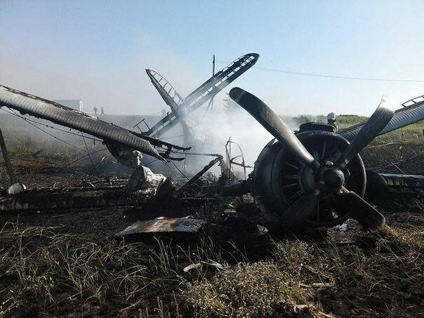Самолет Ан-2 разбился в Саратовской области