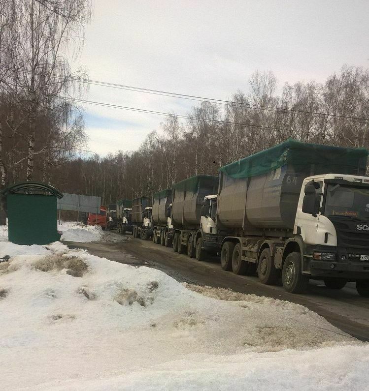 В Московской области начались массовые перекрытия трасс, ведущих к полигонам ТБО