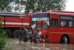 Уровень воды в Амуре у Хабаровска продолжает подниматься