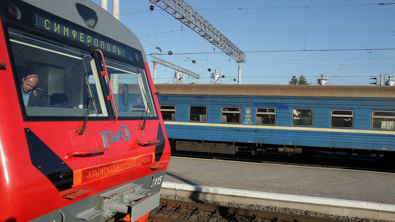 Задержка поездов в Крым составит до трех часов