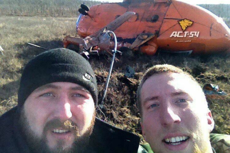 Новосибирские геофизики выжили в рухнувшем вертолете