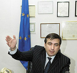 В Брюсселе принимают Саакашвили