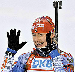 Чемпионка мира по биатлону Екатерина Юрьева: