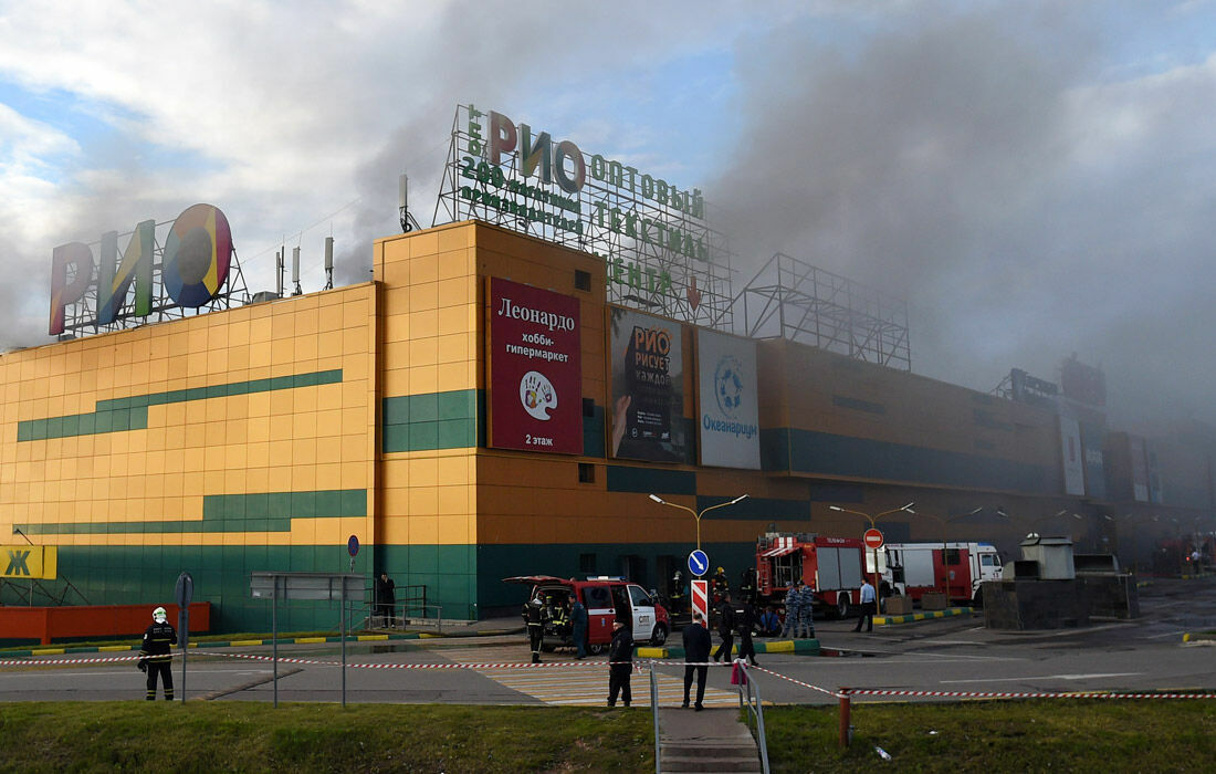 При пожаре в "РИО" пострадали 18 человек