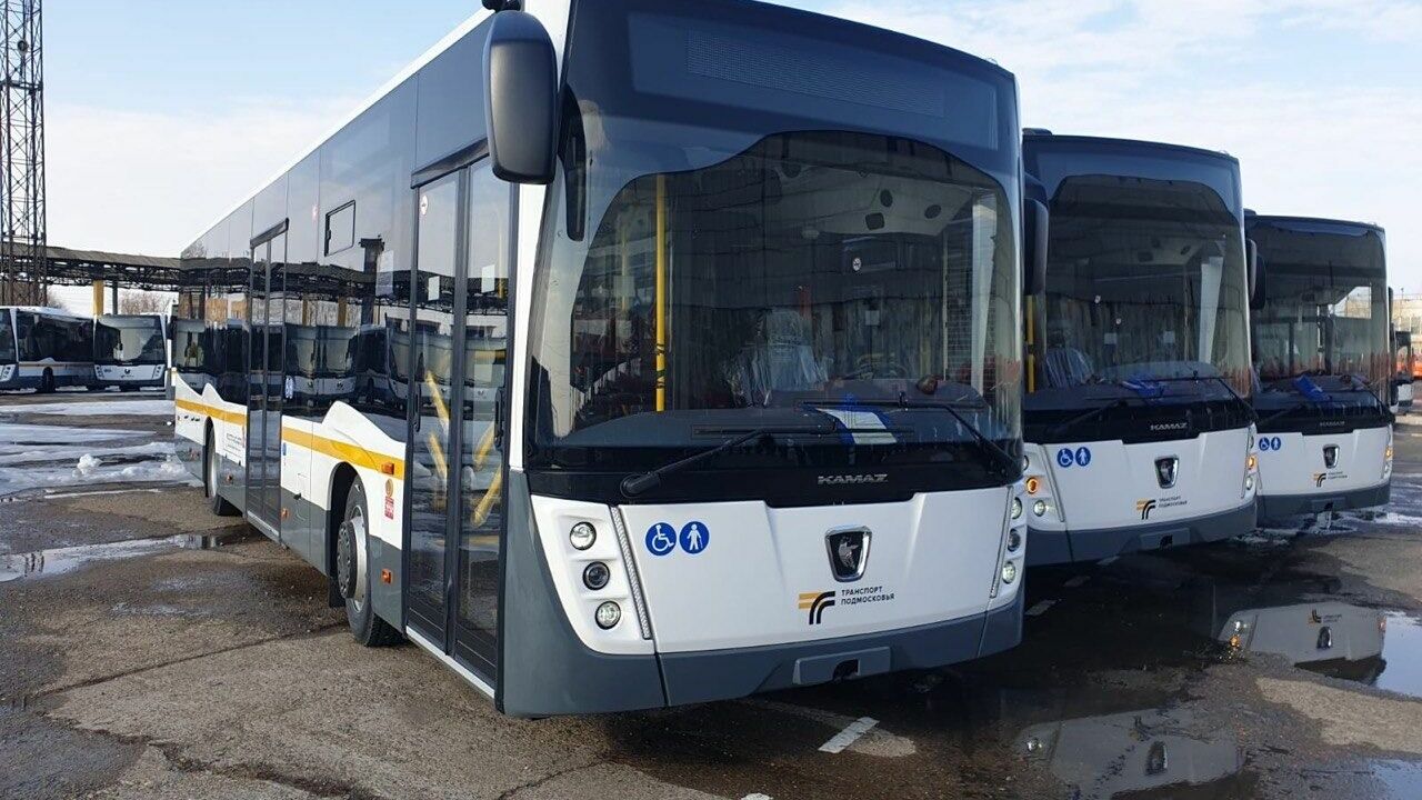 Более 400 автобусов от КАМАЗа выйдут на маршруты городов Московской области