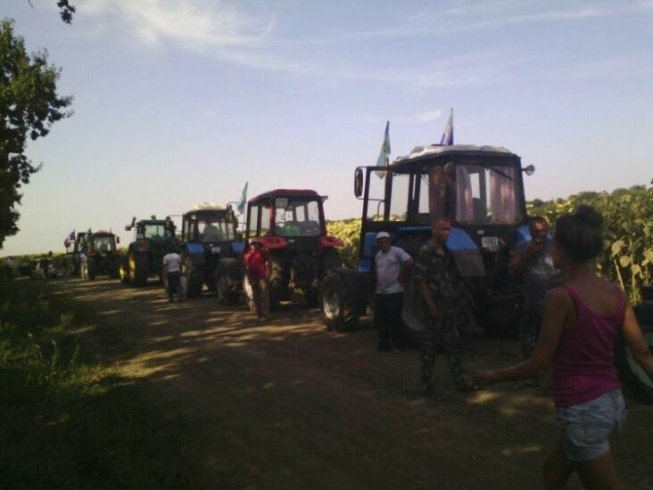 В Ростовской области задержали участников тракторного пробега