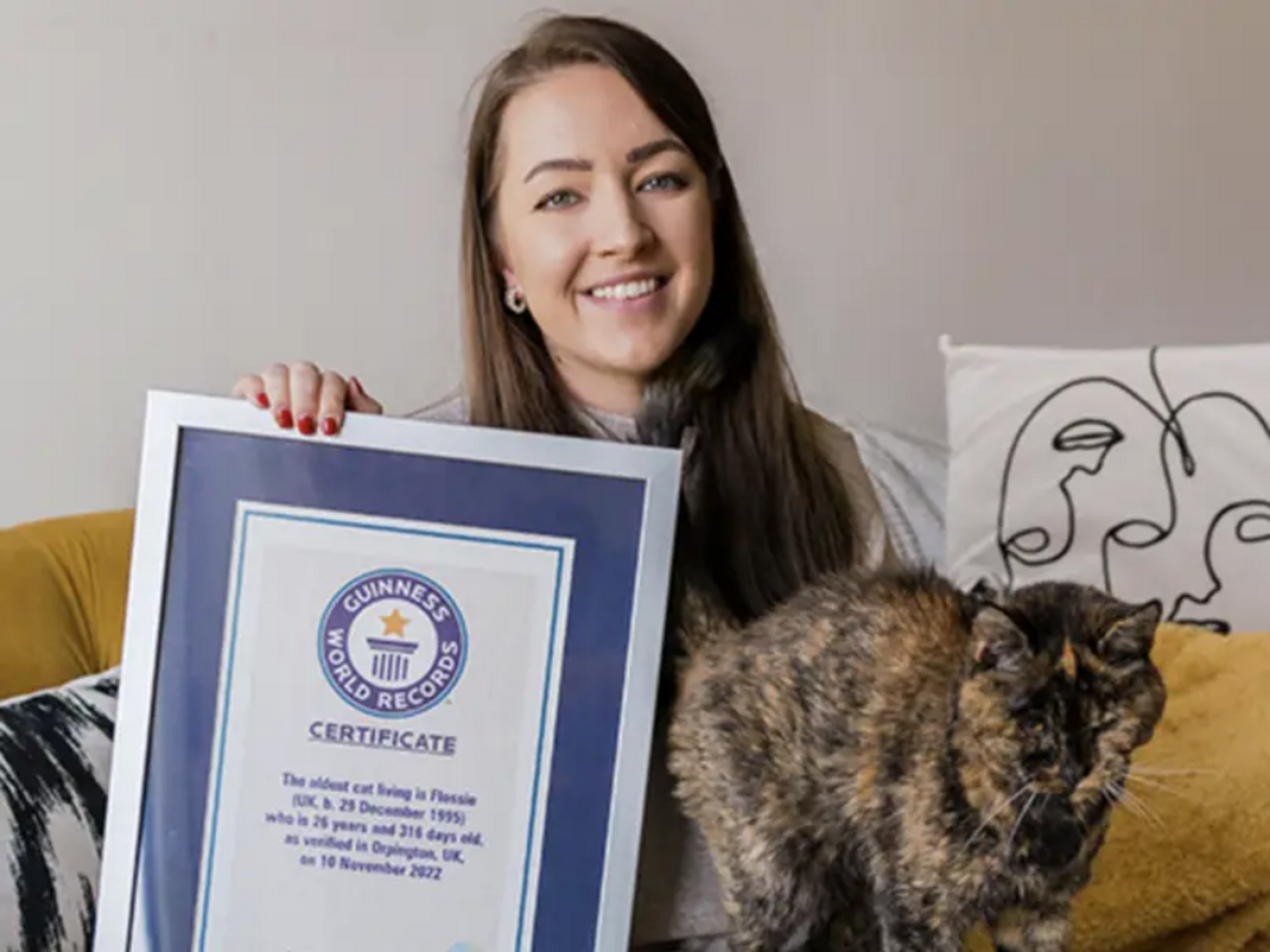 Флосси – рекордсменка: 26 лет и 316 дней – новый мировой рекорд кошки-долгожителя