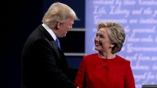 Победу в первом раунде дебатов зрители присудили Клинтон