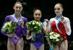 На ЧМ по гимнастике россиянка Мустафина завоевала бронзу
