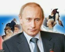 Россияне не любят политику, но любят Путина (соцопрос)