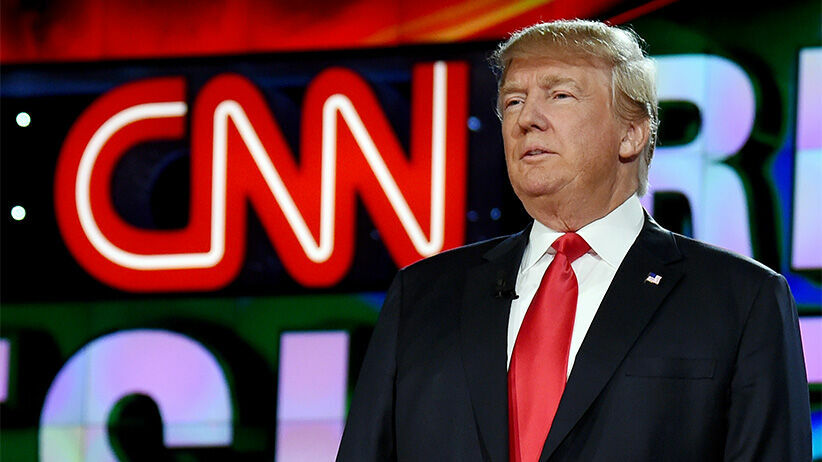 MRC: CNN  критикует Трампа 92% времени от эфира