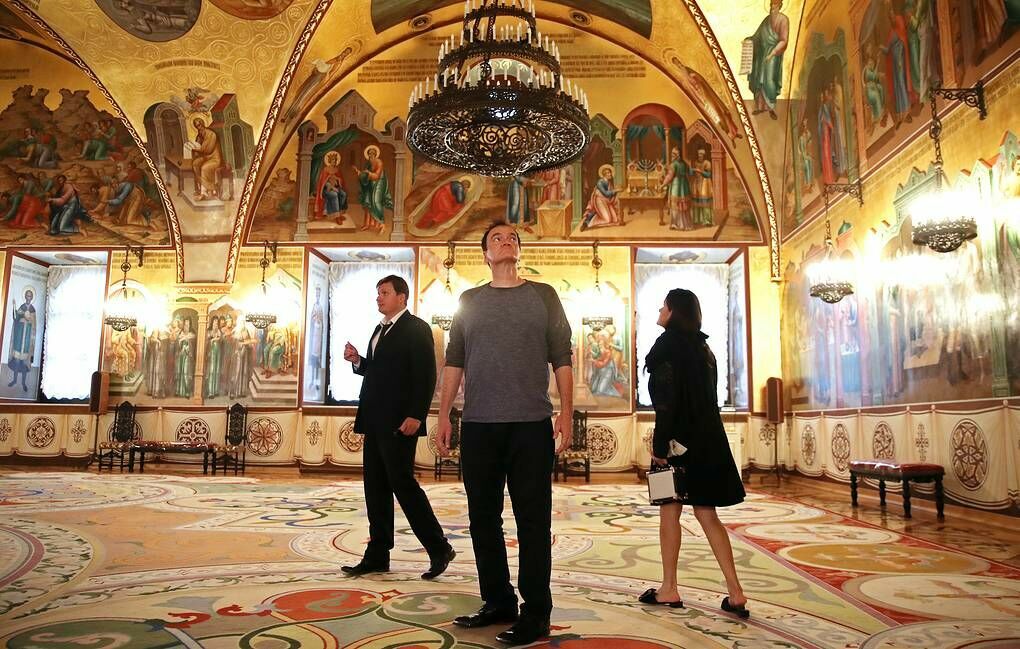 Мединский сводил Тарантино в Музеи Кремля (ФОТО)