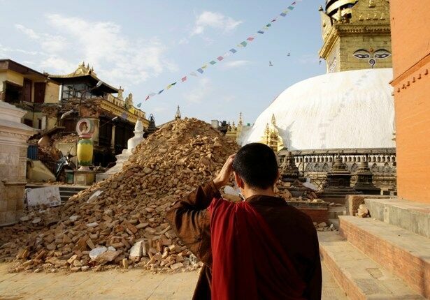 Число жертв землетрясения в Непале увеличилось до 3200 человек