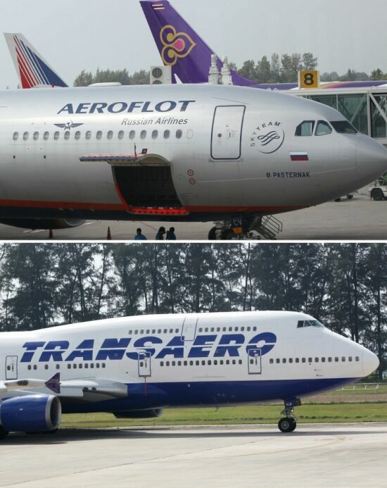 «Аэрофлот» подал к «Трансаэро» иск более чем на 400 млн рублей.