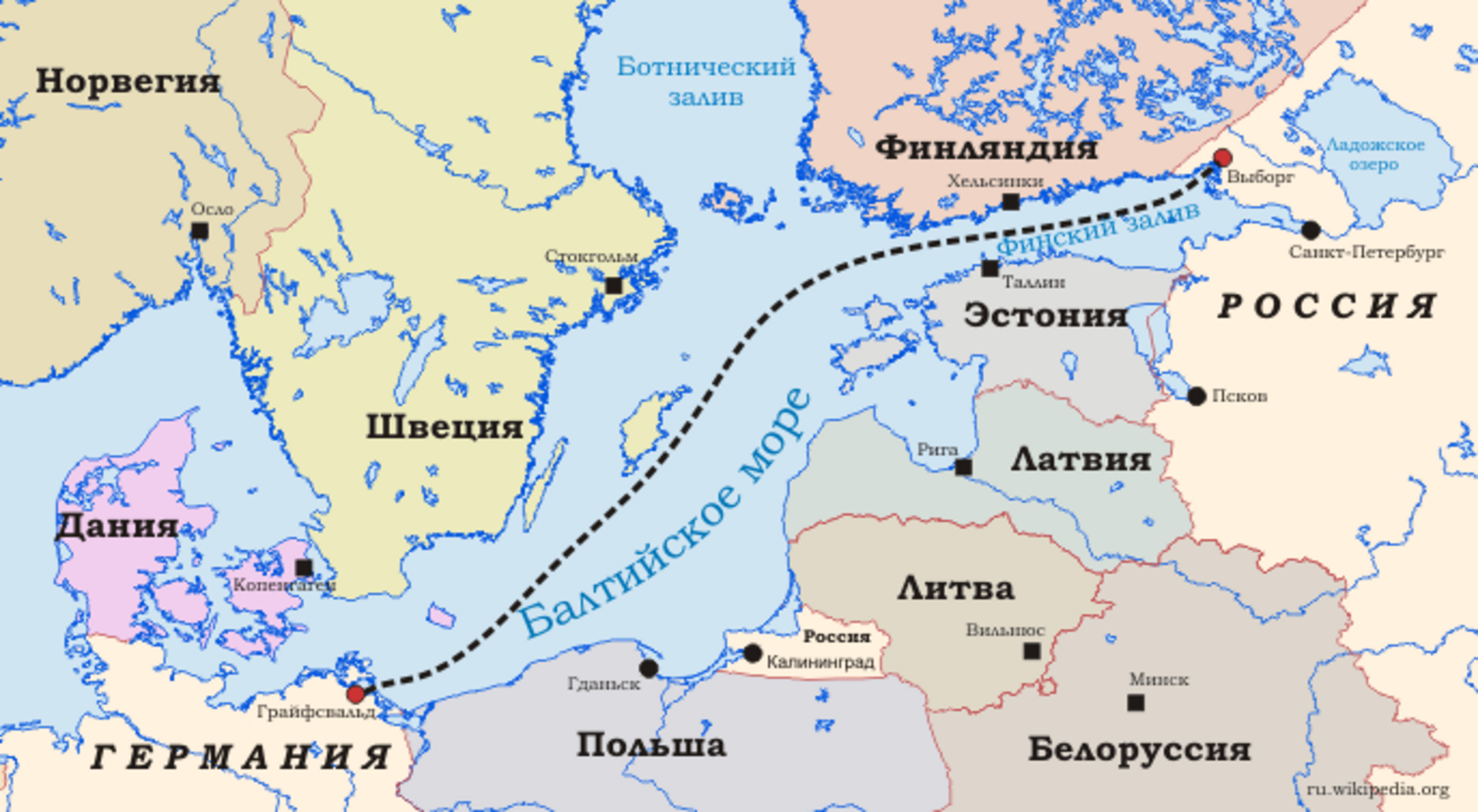 Карта газопровода Северный поток 2 в Балтийском море. Северный поток 1 и 2 газопровод карта. Балтийское море границы России. Нефтепровод Северный поток 2 на карте.