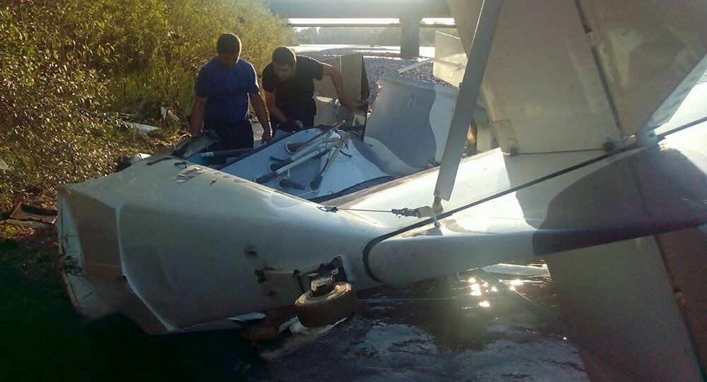 В Абхазии упал самолет с российскими туристами, есть жертвы