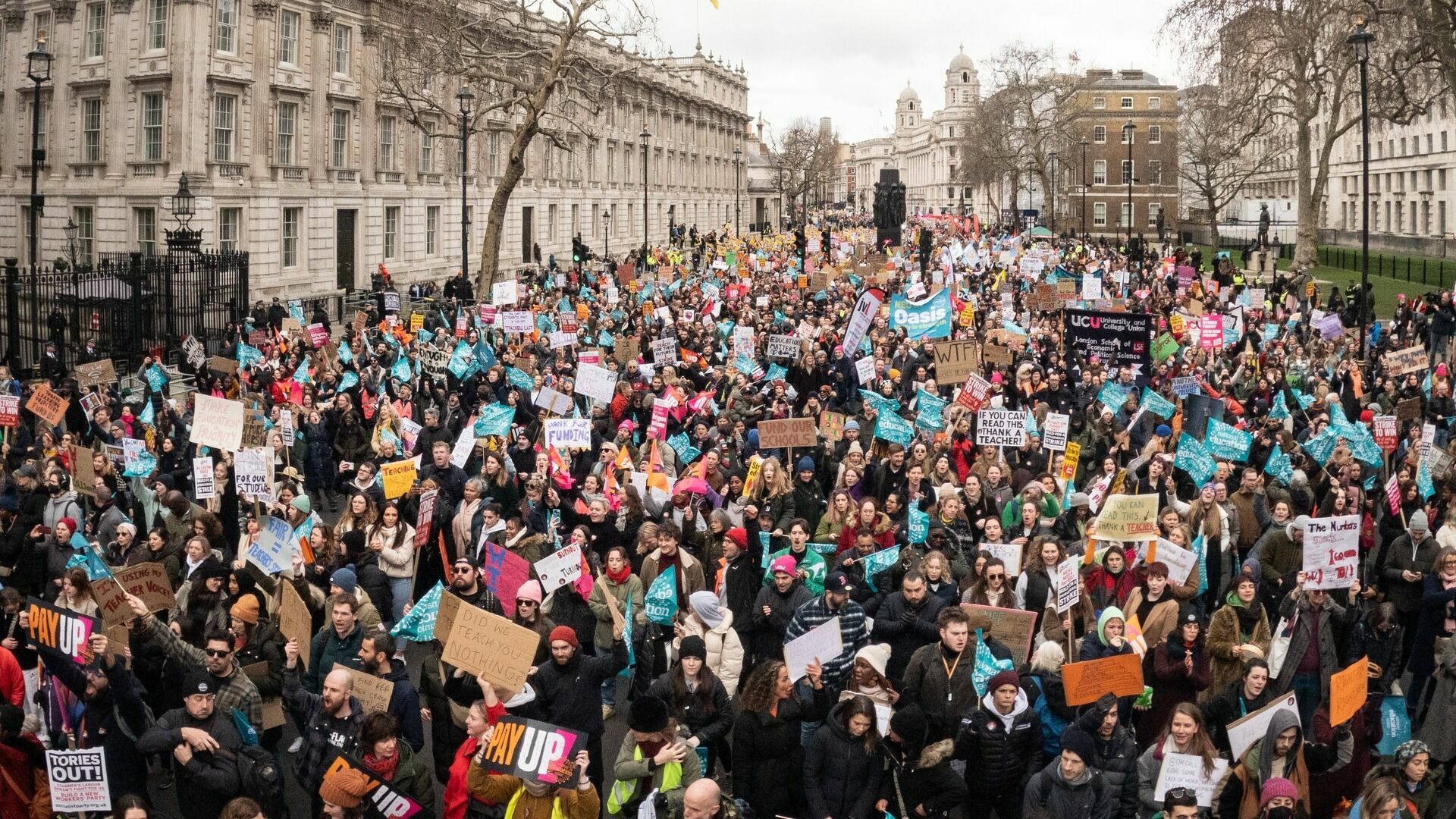 Забастовка в Лондоне - крупнейшая за последние 12 лет