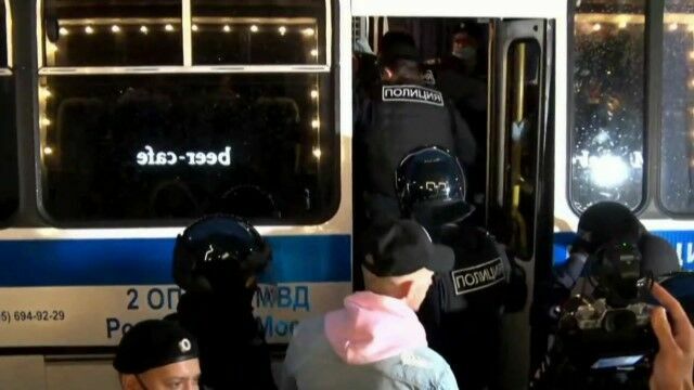 62 задержанных на несогласованной акции в Москве были привлечены к ответственности