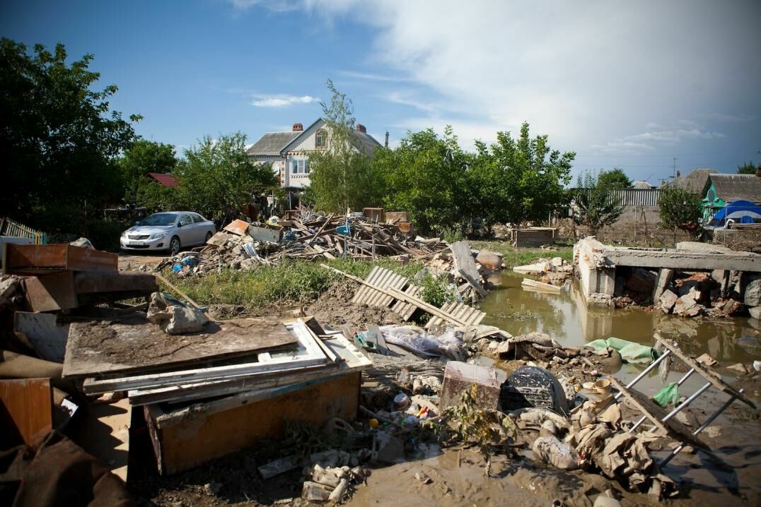 Крымск после наводнения, 2012 год