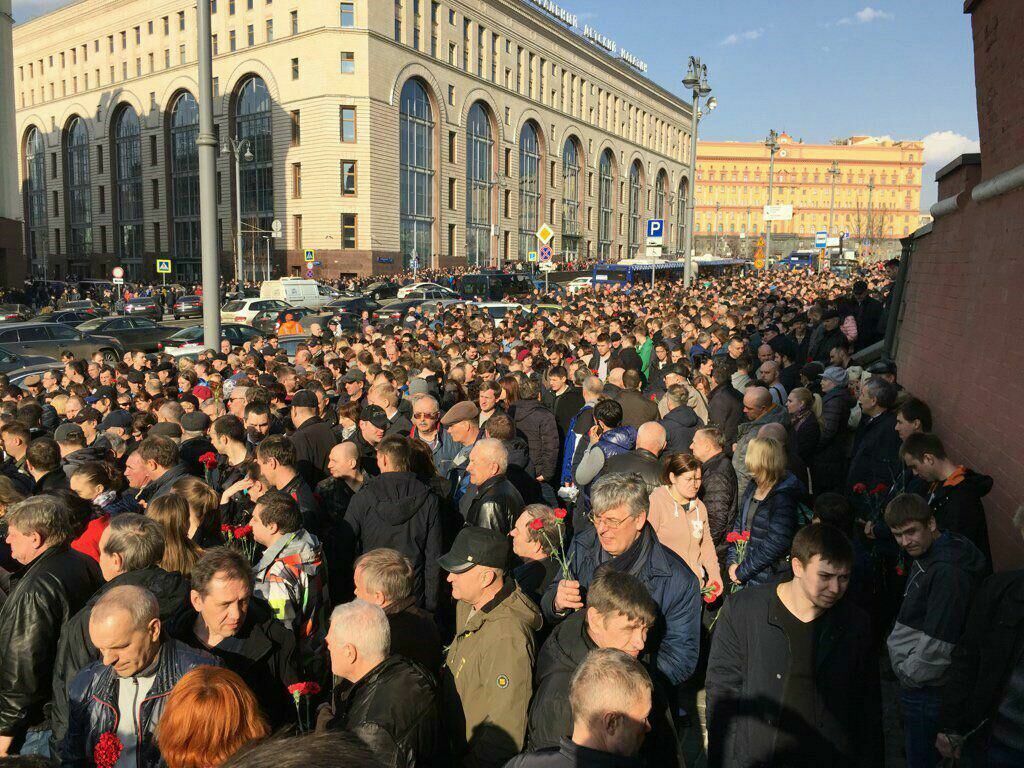 Центр Москвы перекроют на время акции «Мы против террора»