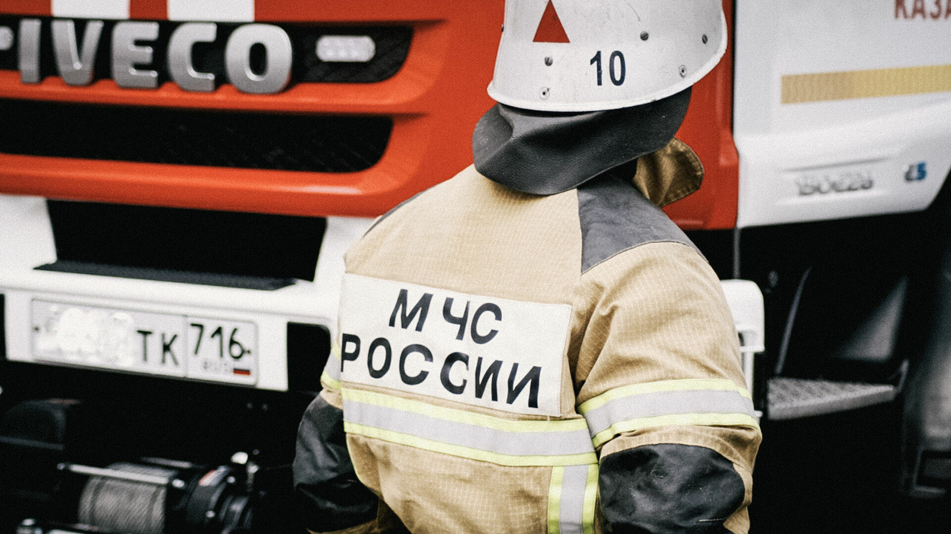 В Крыму произошло возгорание возле мыса Фиолент