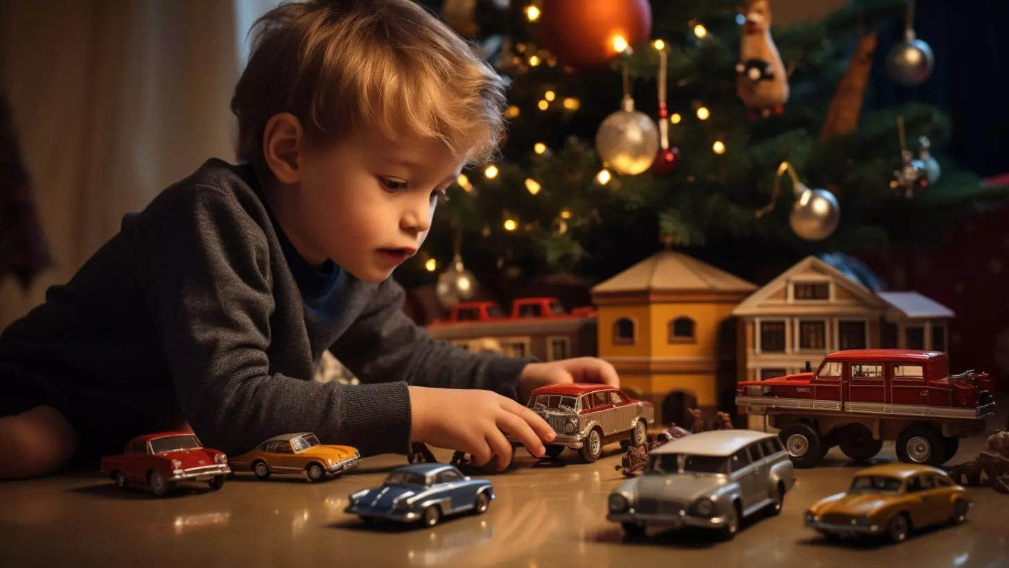 Детям 3 — 6 лет на Новый год  можно подарить кукольный дом либо гараж с машинками