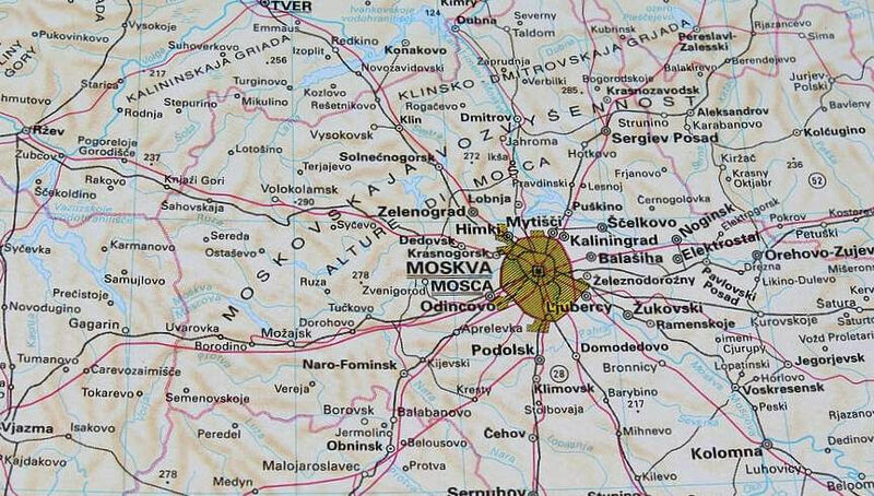 Карта бомбоубежищ в Москве на случай третьей мировой войны