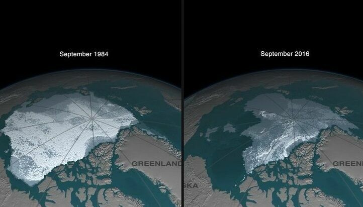 Арктические льды почти растают к 2050 году