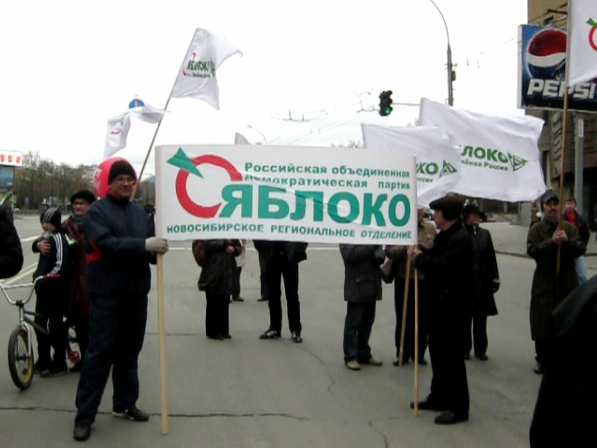 В Новосибирске прошло антикоррупционное шествие оппозиции
