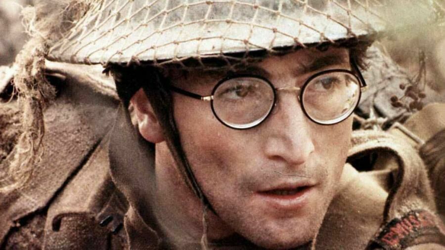 Джон Леннон на съемках фильма "Как я выиграл войну"
