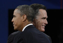 Рейтинги Барака Обамы и Митта Ромни остаются примерно равными