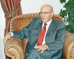 Президент непризнанной Турецкой Республики Северного Кипра Мехмет Али Талат
