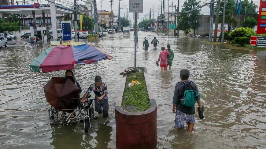 98 человек погибли из-за шторма на Филиппинах
