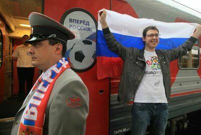 Российские фанаты отправляются на ЕВРО-2012