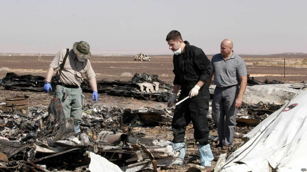 В России вспоминают жертв катастрофы над Синаем