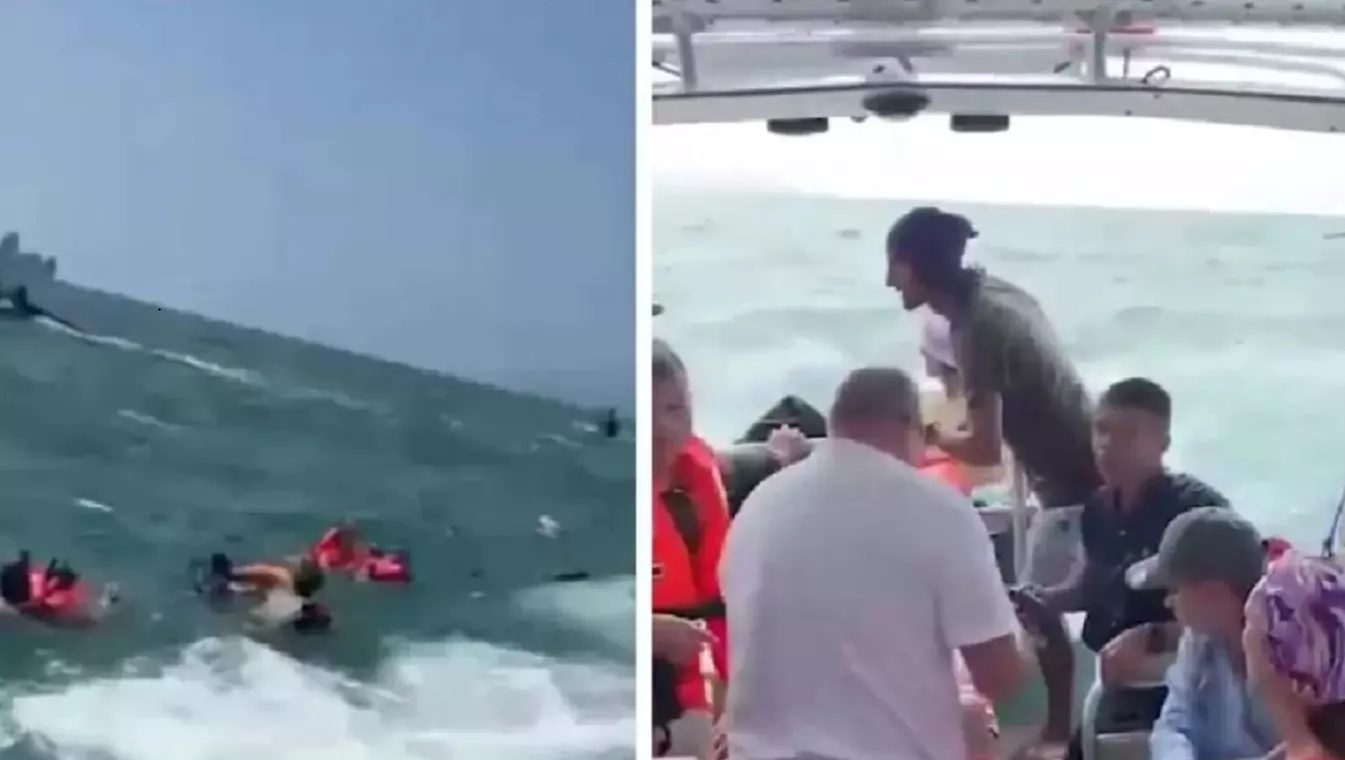 В Таиланде русские и украинцы спасли оказавшихся в бурном море китайских туристов, чья лодка потерпела крушение.