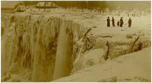 Водопад замерзал и раньше ФОТО 1911 года