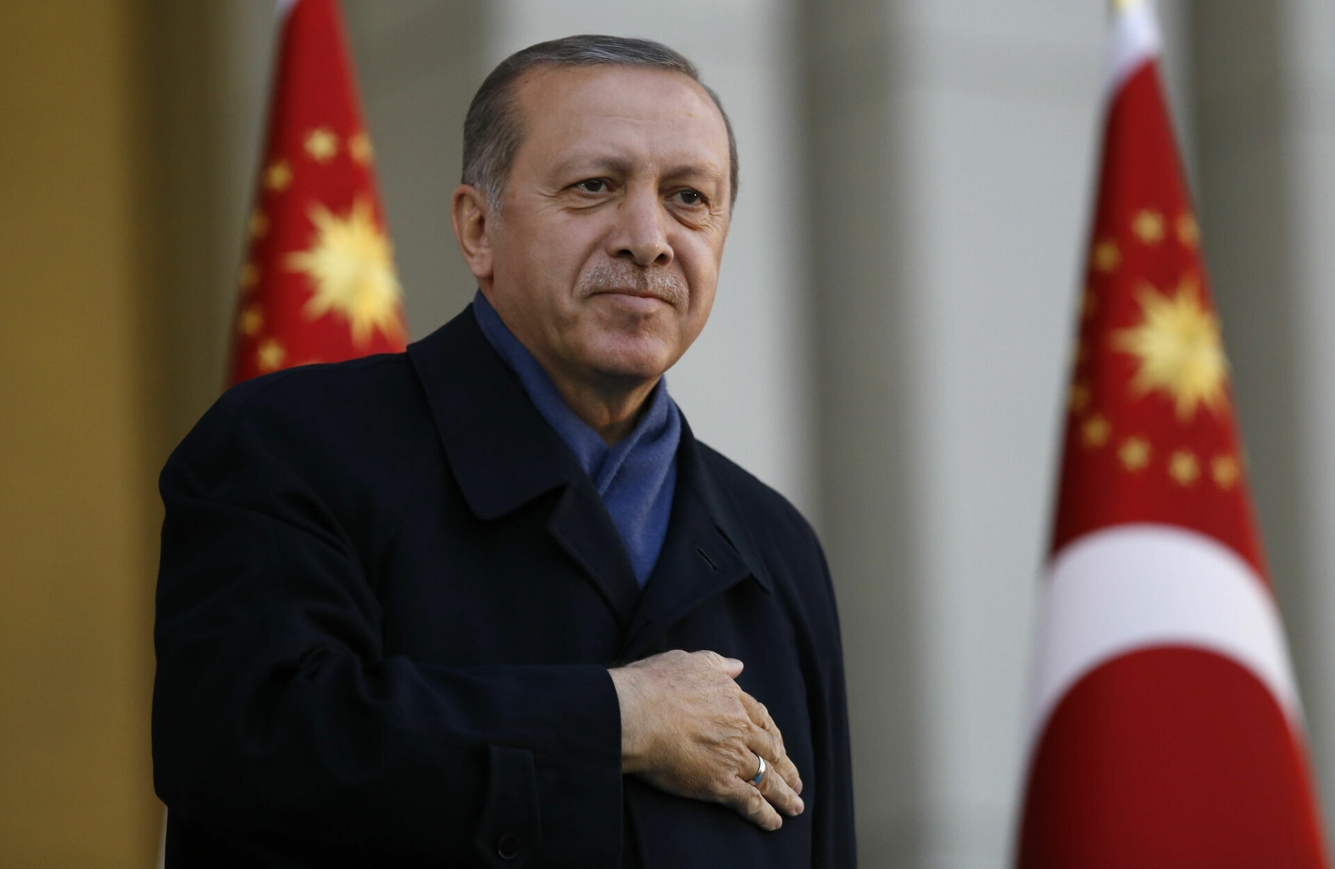 Президент Турции Эрдоган. 17 апреля 2017 года